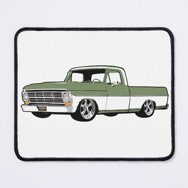 Item preview, Green & White 60s Lowered F Truck designed and sold by CoolRide.