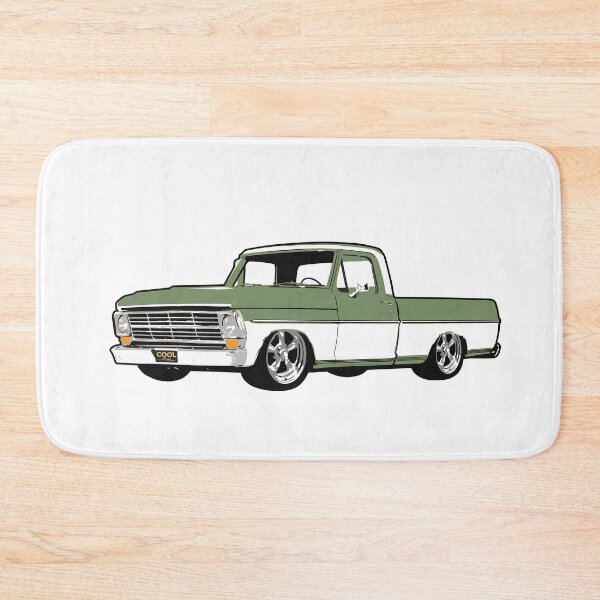 Item preview, Green & White 60s Lowered F Truck designed and sold by CoolRide.
