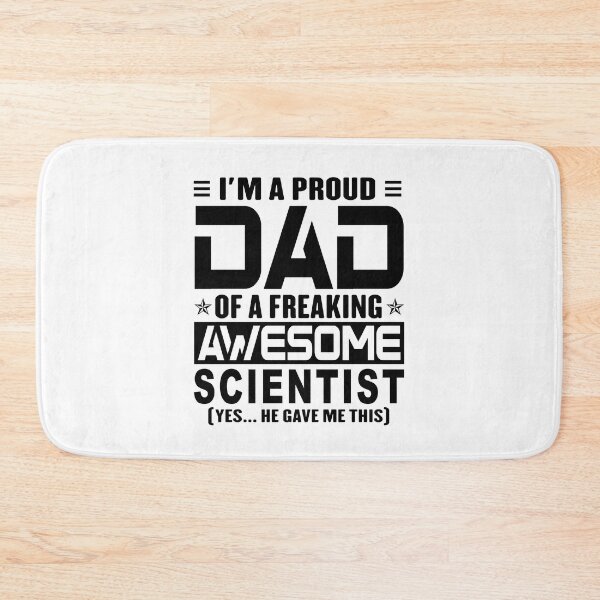 Item preview, I’m A Proud Dad Of A Freaking Awesome scientist, Funny Dad Shirt, Dad Of scientist Shirt, Dad Gifts, Christmas Gifts For Dad designed and sold by xlnv.