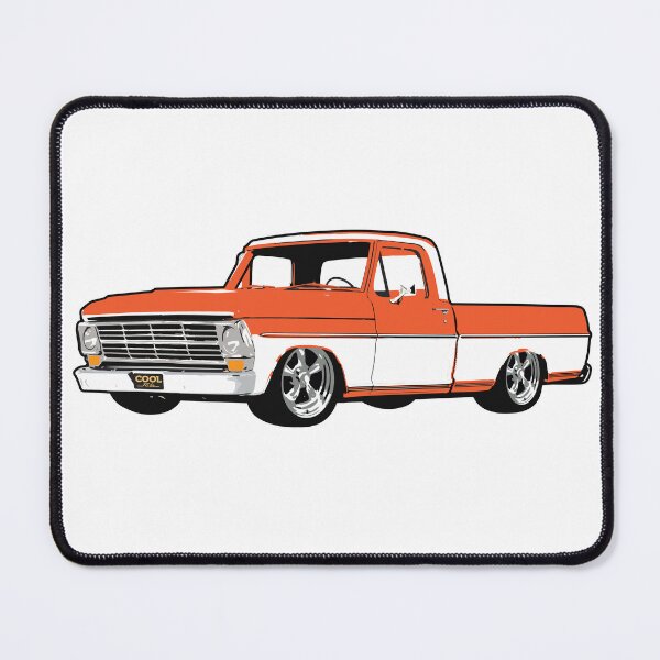 Item preview, Orange & White 60s Lowered F Truck designed and sold by CoolRide.