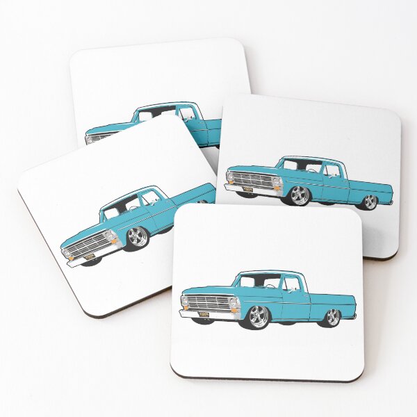 Item preview, Light Blue 60s Lowered F Truck designed and sold by CoolRide.
