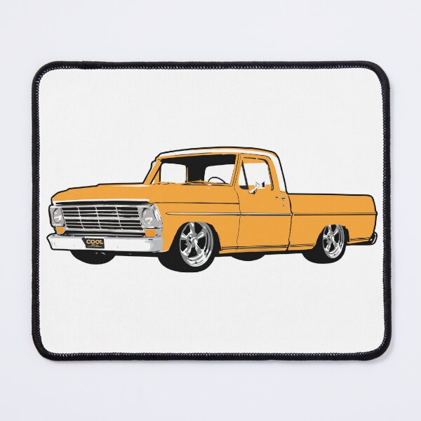 Item preview, Yellow 60s Lowered F Truck designed and sold by CoolRide.