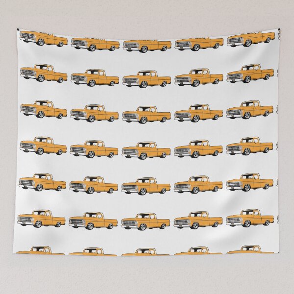 Item preview, Yellow 60s Lowered F Truck designed and sold by CoolRide.