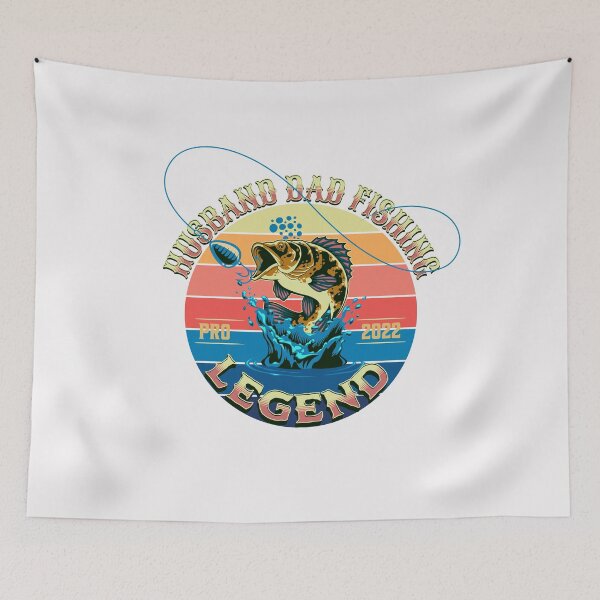Item preview,  HUSBAND DAD FISHING LEGEND  VINTAGE SUNSET designed and sold by Affyboss6.