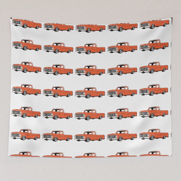 Item preview, Orange 60s Lowered F Truck designed and sold by CoolRide.