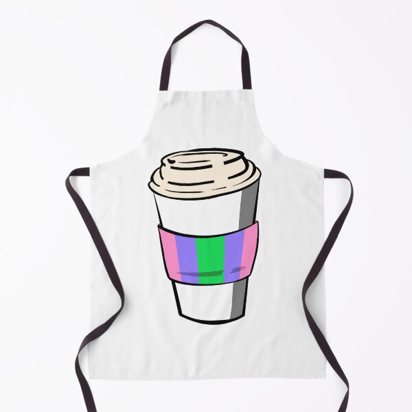 Item preview, Trigender Pride Coffee Cup Doodle designed and sold by CJ Vanderbeek.