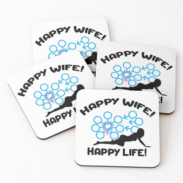 Item preview, Swinger Happy Wife equals Happy Life! Happy Wife Gangbang!  designed and sold by swingersshop.