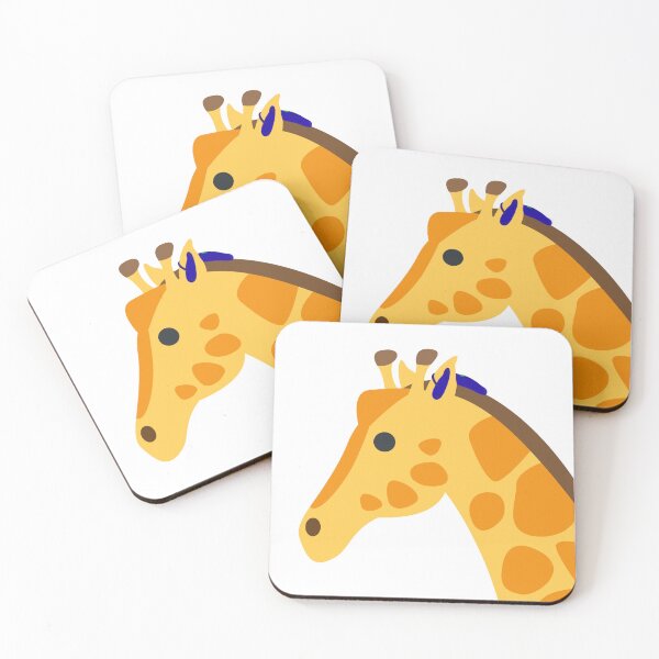 Item preview, Giraffe with Blue Hearing Aid designed and sold by Hear4theEars.