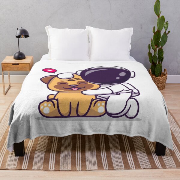 Item preview, Astronaut with a dog designed and sold by ReydaDesign.