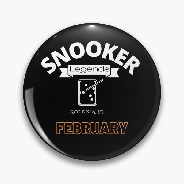 Item preview, Snooker legends are born in February special gift for birthday designed and sold by PiotrekJ.