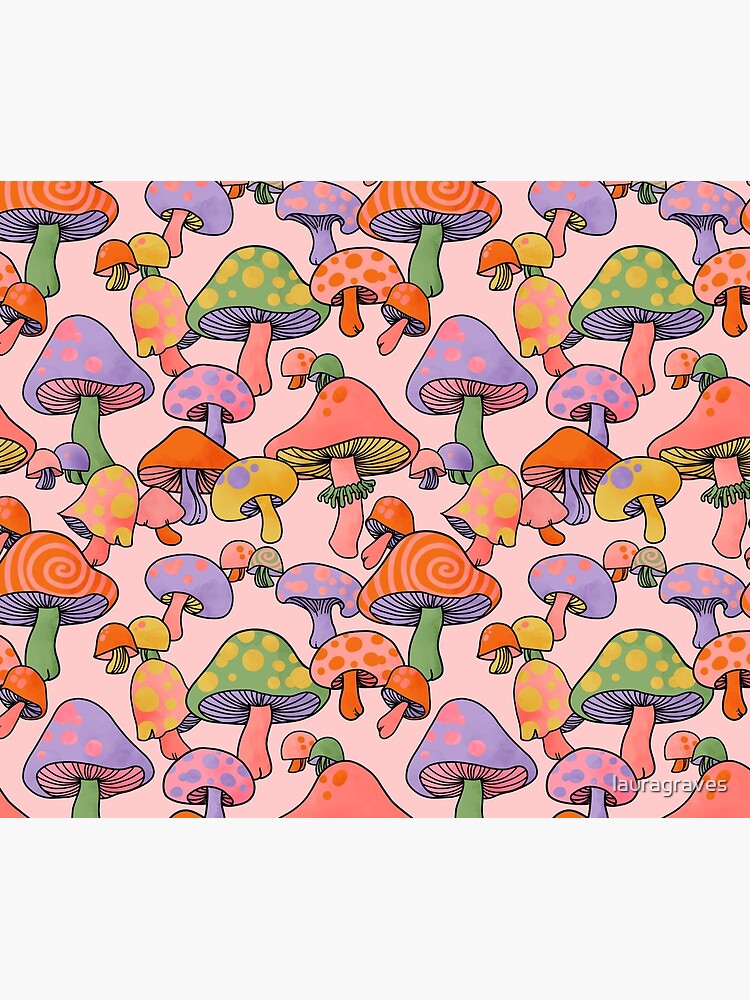 Happy Hippie Mushroom Magic by lauragraves