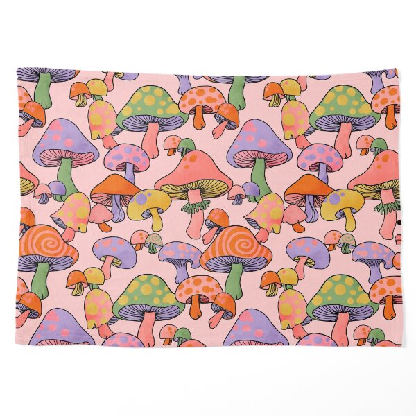 Happy Hippie Mushroom Magic Pet Blanket