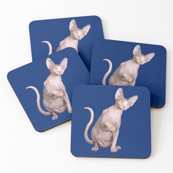 Item preview, Elegant Sleek and Curious Sphynx Cat designed and sold by Deborah Camp.