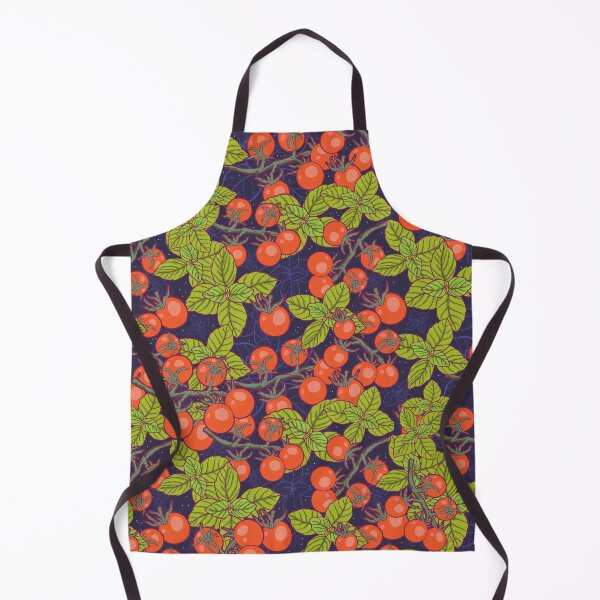 Item preview, mysterious night in space garden with cherry tomatoes and basil designed and sold by smalldrawing.