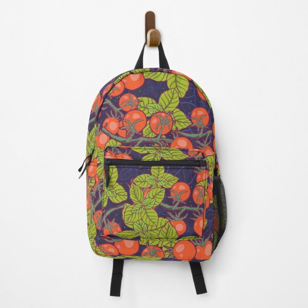 Item preview, mysterious night in space garden with cherry tomatoes and basil designed and sold by smalldrawing.