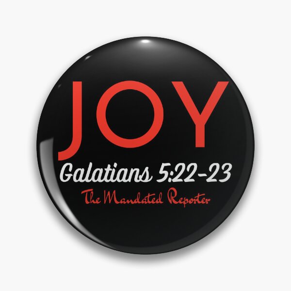 Item preview, The Fruit of The Spirit Joy - Black and Red designed and sold by TheReporter1.