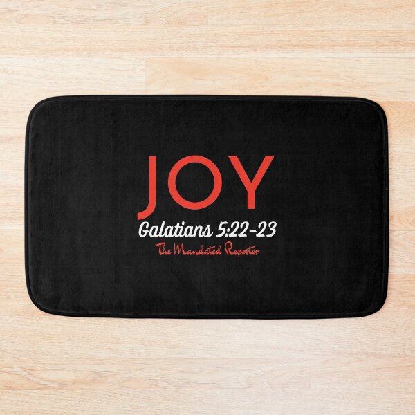 Item preview, The Fruit of The Spirit Joy - Black and Red designed and sold by TheReporter1.
