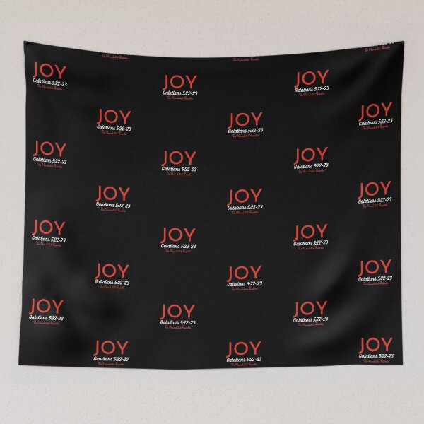 Item preview, The Fruit of The Spirit Joy - Black and Red designed and sold by TheReporter1.