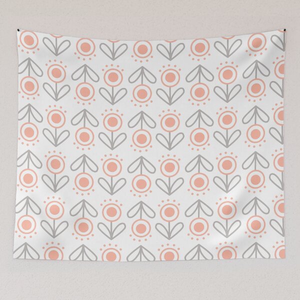 Item preview, Minimalist Floral in Coral designed and sold by KathrinLegg.