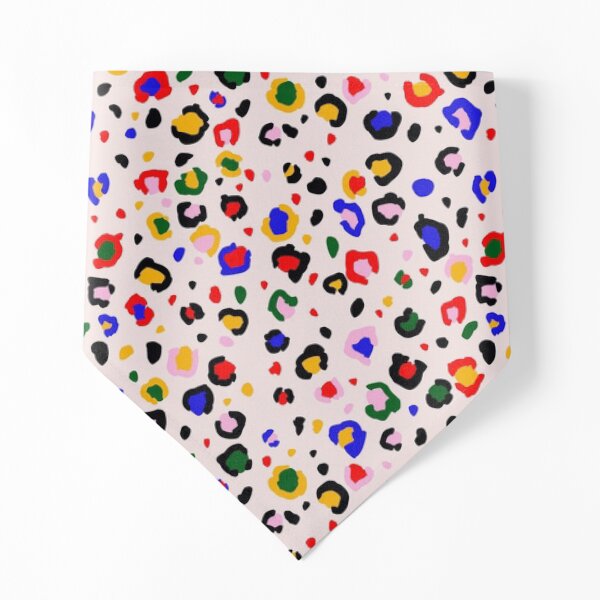 Leopard print pattern | Primary colors Pet Bandana
