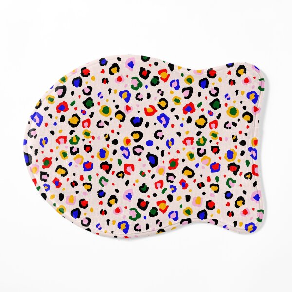 Leopard print pattern | Primary colors Cat Mat