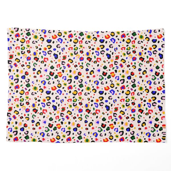 Leopard print pattern | Primary colors Pet Blanket