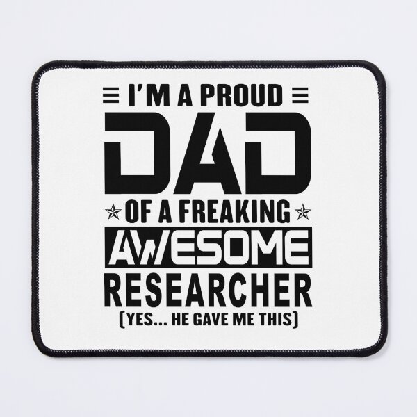 Item preview, I’m A Proud Dad Of A Freaking Awesome researcher, Funny Dad Shirt, Dad Of researcher Shirt, Dad Gifts, Christmas Gifts For Dad designed and sold by xlnv.