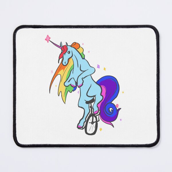 Item preview, Unicorn on a Unicycle designed and sold by Deadbirdkitsch.