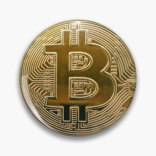 Item preview, BTC golden coin designed and sold by Claraveritas.