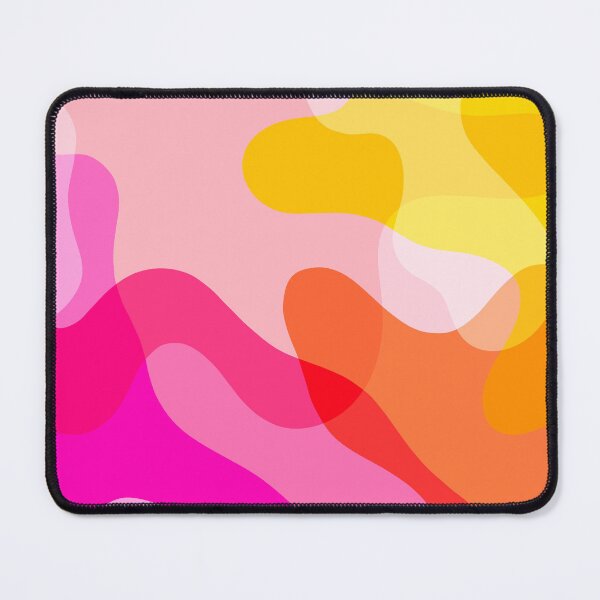 Item preview, Abstract Yellow Pink Colorful Organic Shapes designed and sold by trajeado14.