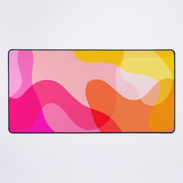 Item preview, Abstract Yellow Pink Colorful Organic Shapes designed and sold by trajeado14.
