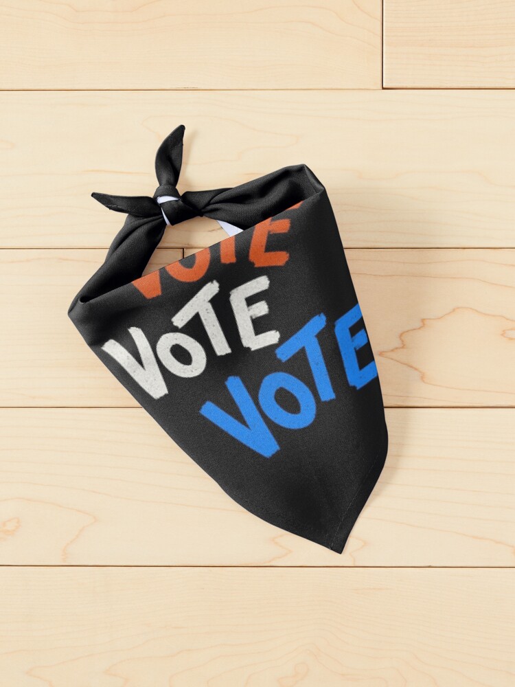 Alternate view of Vote, vote, vote - retro design Pet Bandana
