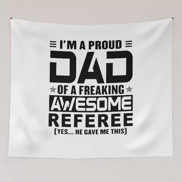 Item preview, I’m A Proud Dad Of A Freaking Awesome referee, Funny Dad Shirt, Dad Of referee Shirt, Dad Gifts, Christmas Gifts For Dad designed and sold by xlnv.