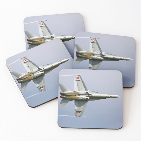 Item preview, A Swiss Air Force McDonnell-Douglas F/A-18c Hornet flies past designed and sold by MartinPhotos.