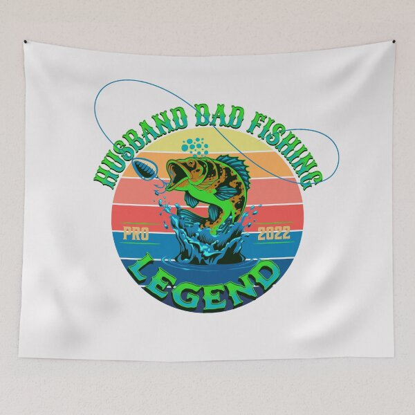Item preview,  HUSBAND DAD FISHING LEGEND  VINTAGE SUNSET designed and sold by Affyboss6.