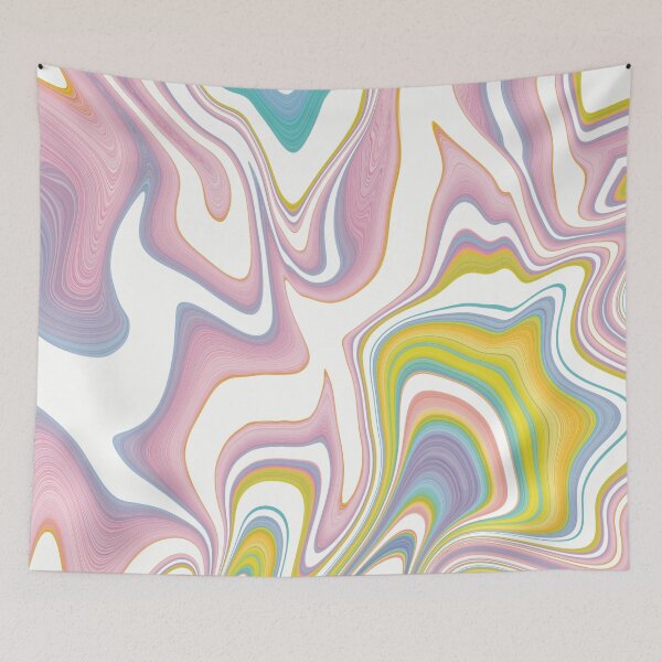 Item preview, Pale Rainbow Summer Marble designed and sold by Lucky-Town-Art.