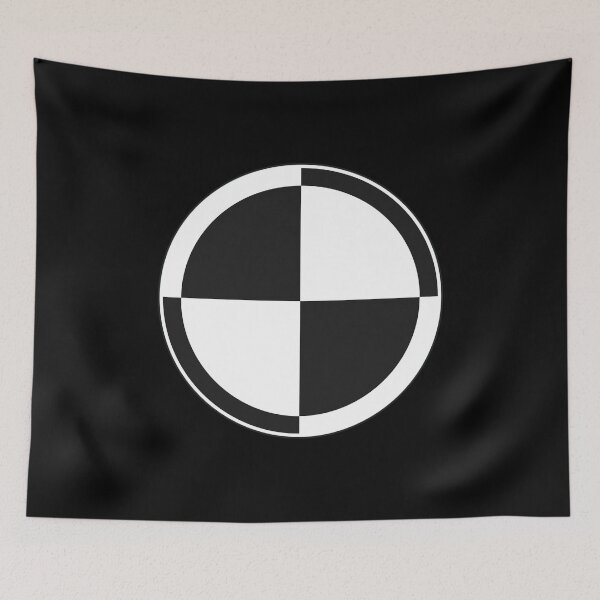 Item preview, Checker 2 tone white black white Retro Mod Roundel designed and sold by ModSupporters.