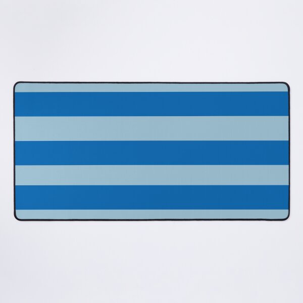 Item preview, Electric Blue and Aquamarine Colors in Horizontal Stripes designed and sold by NECHSTORE.