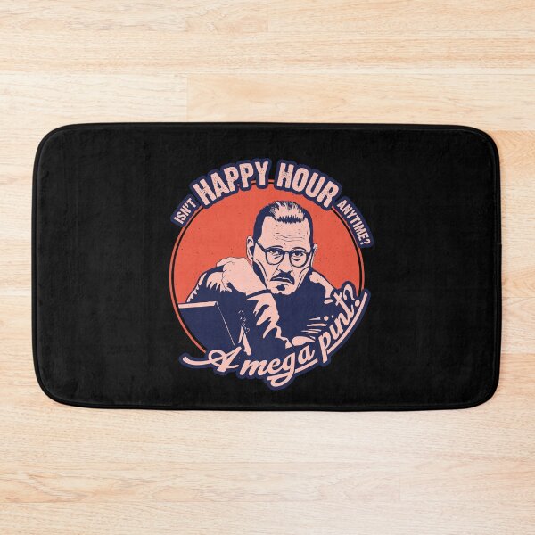 Item preview, A mega pint? Isn't happy hour anytime? designed and sold by ActiveNerd.