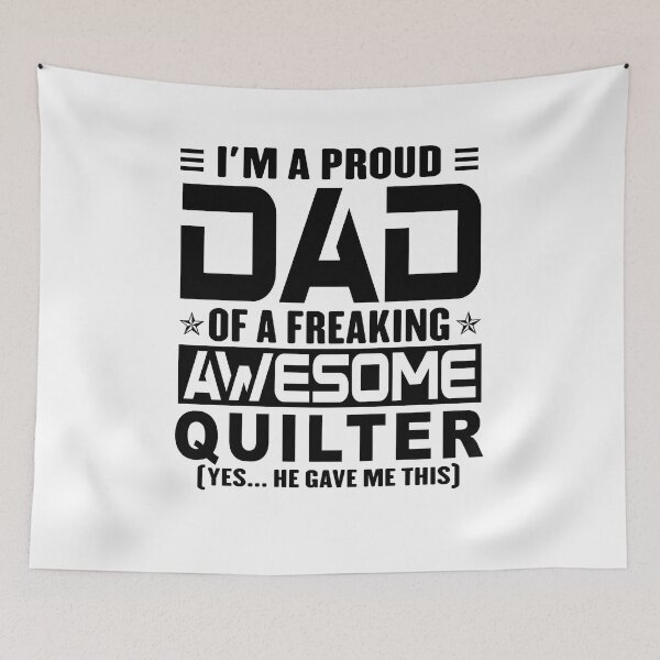 Item preview, I’m A Proud Dad Of A Freaking Awesome quilter, Funny Dad Shirt, Dad Of quilter Shirt, Dad Gifts, Christmas Gifts For Dad designed and sold by xlnv.