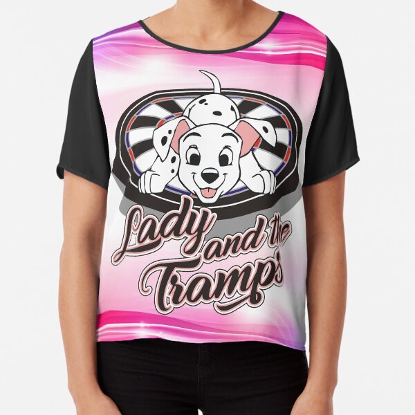 Ladies, Triples And Tramps Darts Team Chiffon Top