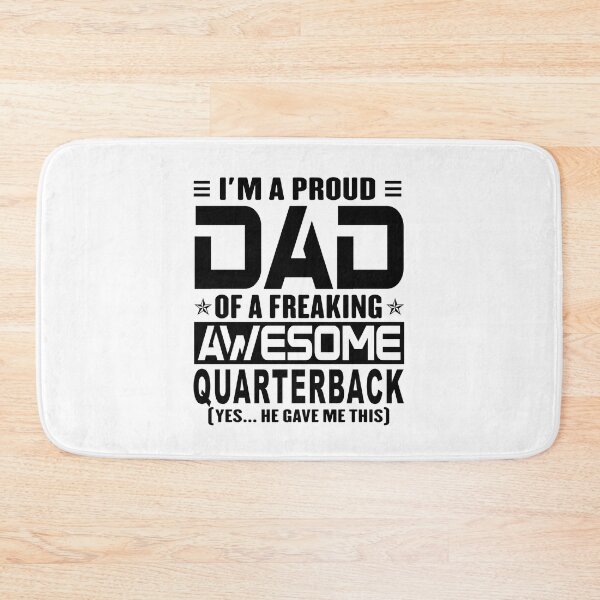Item preview, I’m A Proud Dad Of A Freaking Awesome quarterback, Funny Dad Shirt, Dad Of quarterback Shirt, Dad Gifts, Christmas Gifts For Dad designed and sold by xlnv.