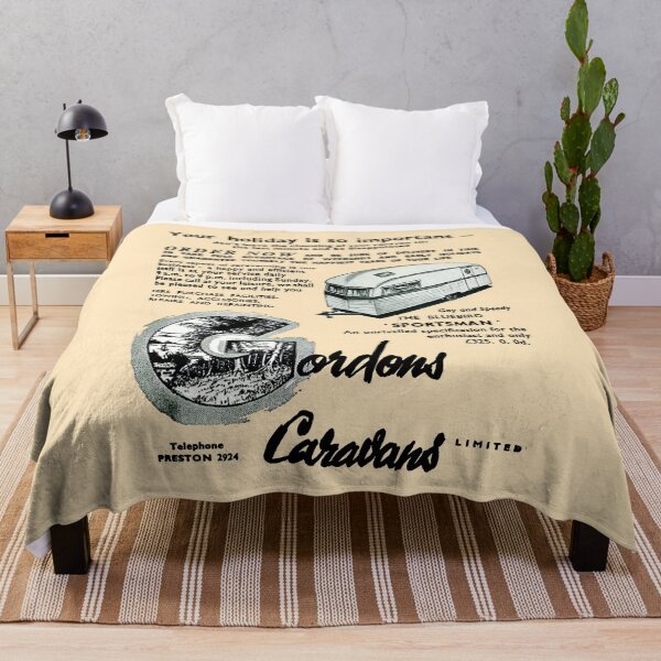 Item preview, GORDONS CARAVANS - ADVERT designed and sold by ThrowbackAds.