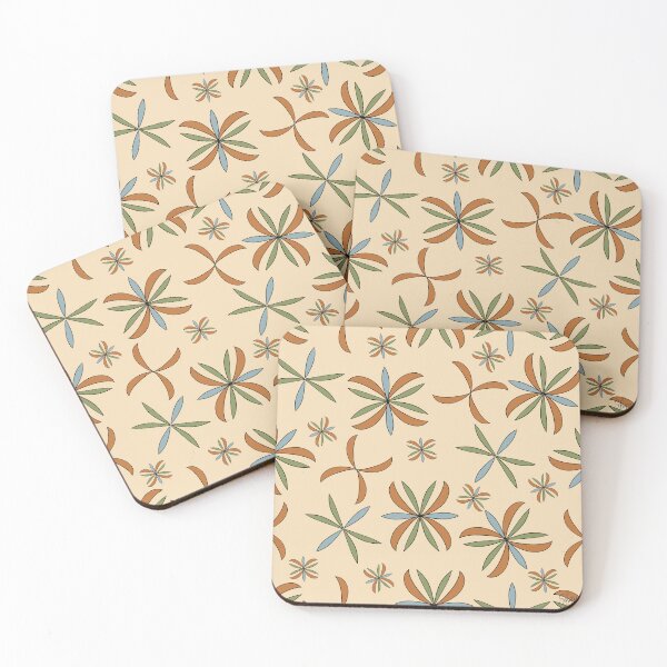 Item preview, Mid-Century Modern Pinwheel Pattern 1.0 Cream designed and sold by Old Urban Farmhouse Design Studio.
