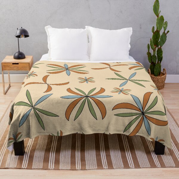 Item preview, Mid-Century Modern Pinwheel Pattern 1.0 Cream designed and sold by Old Urban Farmhouse Design Studio.