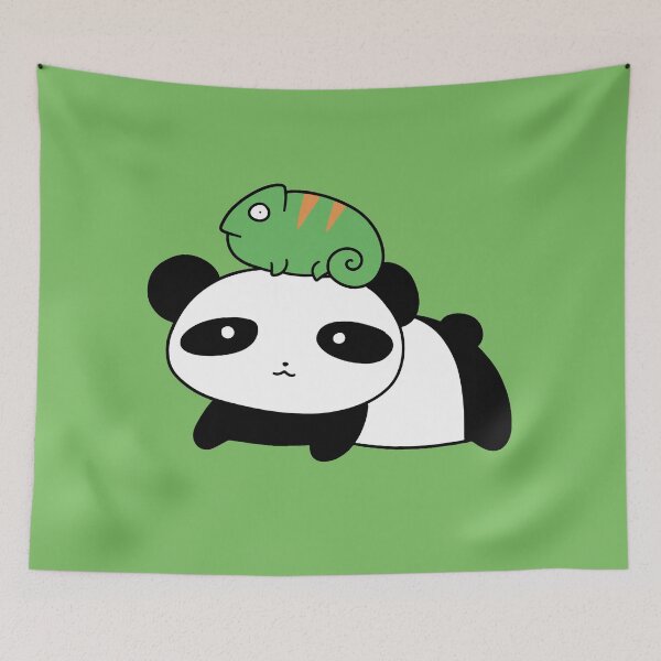 Item preview, Panda and Little Chameleon  designed and sold by SaradaBoru.