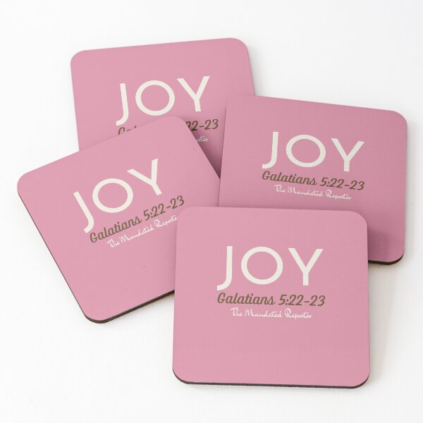 Item preview, The Fruit of The Spirit Joy - Pink and Tan designed and sold by TheReporter1.