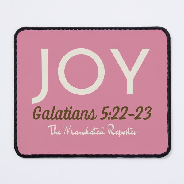 Item preview, The Fruit of The Spirit Joy - Pink and Tan designed and sold by TheReporter1.
