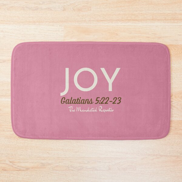 Item preview, The Fruit of The Spirit Joy - Pink and Tan designed and sold by TheReporter1.