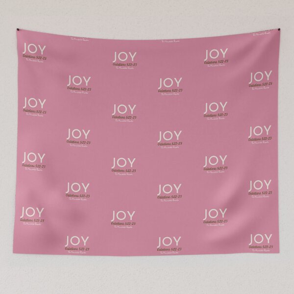 Item preview, The Fruit of The Spirit Joy - Pink and Tan designed and sold by TheReporter1.